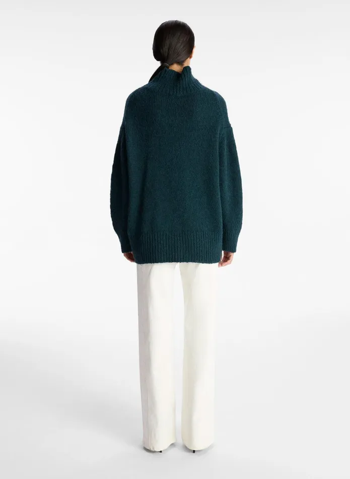 ALC Sweaters Nelson Wool Sweater Dark Teal 8211 Women