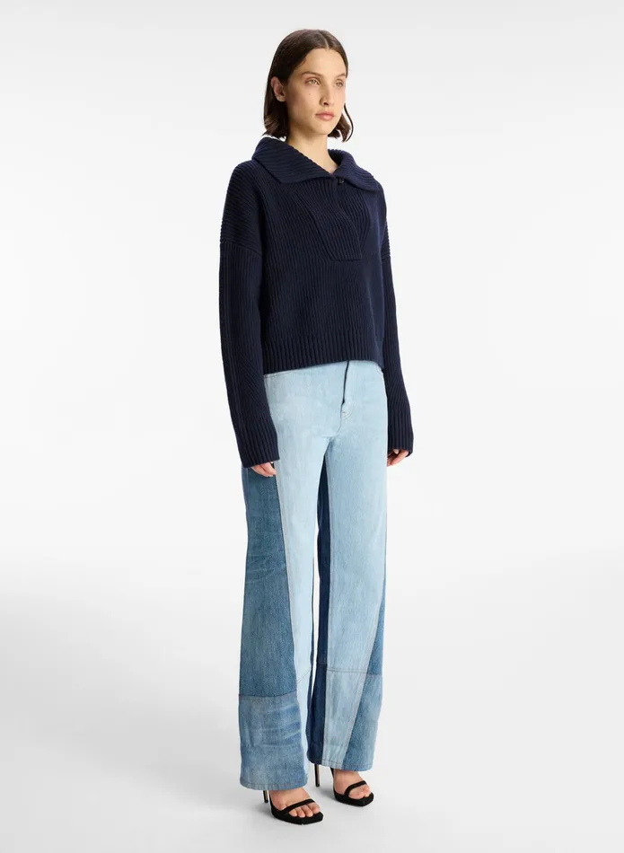 ALC Sweaters Shea Wool Sweater True Navy 8211 Women