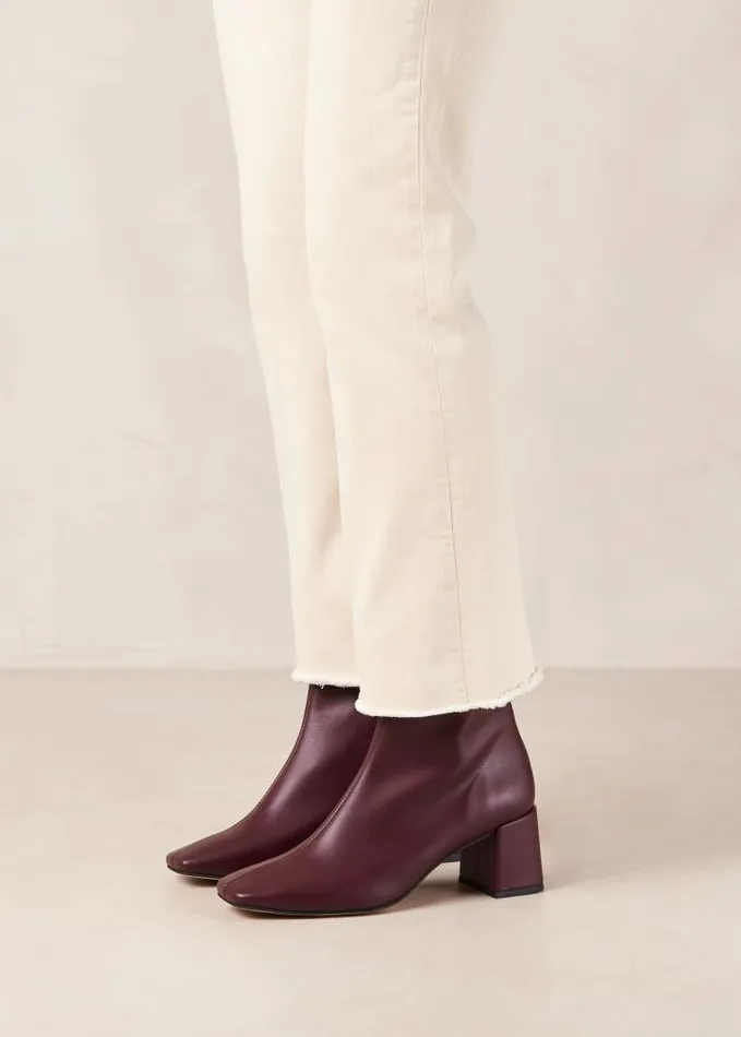 ALOHAS Boots Women Watercolor Beet