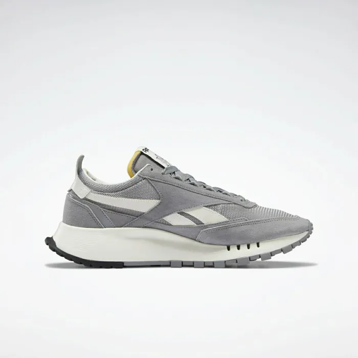 Casual Shoes MensWomens Reebok Classic Leather Legacy Shoes Mgh Solid Grey Pure Grey 5 Chalk