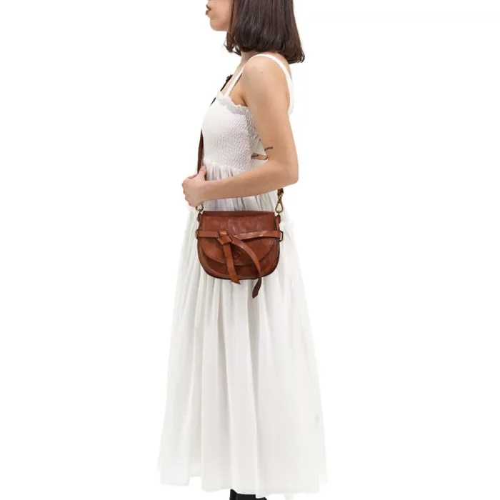 Crossbody Bags Women Campomaggi Louisiana Cognac Crossbody Bags Women Campomaggi Louisiana Cognac