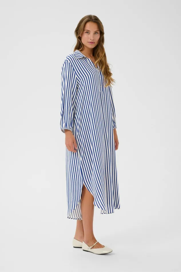 CULTURE Dresses CUdenia Dress Mazarine Bluewhite Stripe 8211 Women