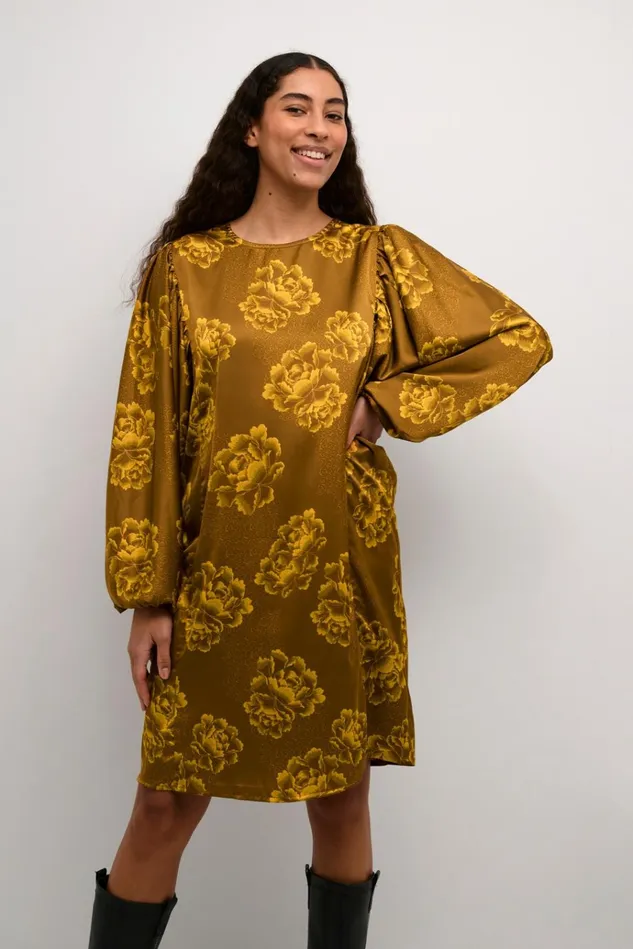 CULTURE Dresses CUrosie Dress Yellow Flower 8211 Women