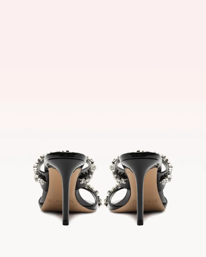 Gianna Crystal 85 Black Women Alexandre Birman Sandals