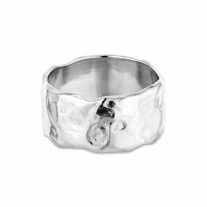 Jane Knig Silver Rings Women Bruised Heart Ring