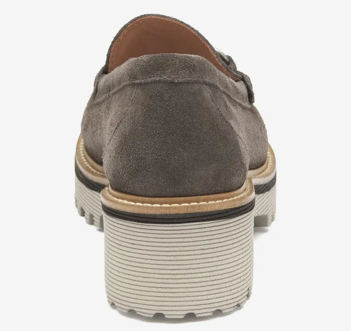 JohnstonandMurphy Mules and Loafers Emmalynn Bit Loafer Dark Grey Suede 8211 Women