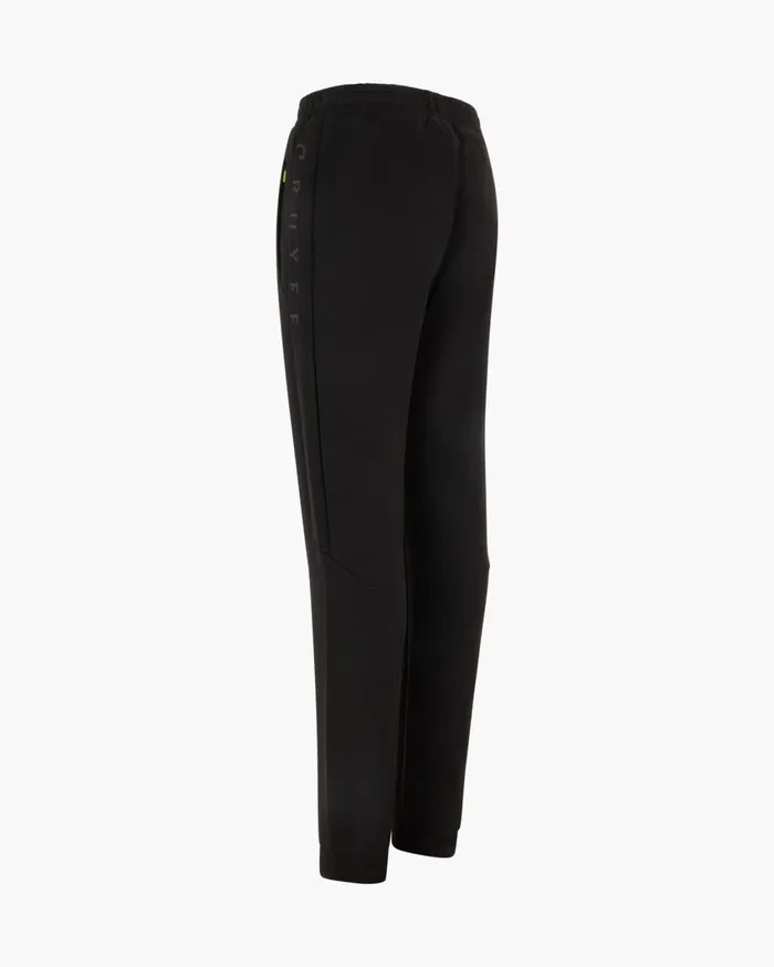 Junior Cruyff Bottoms Ignite Tape Trousers Black Junior Cruyff Bottoms Ignite Tape Trousers Black