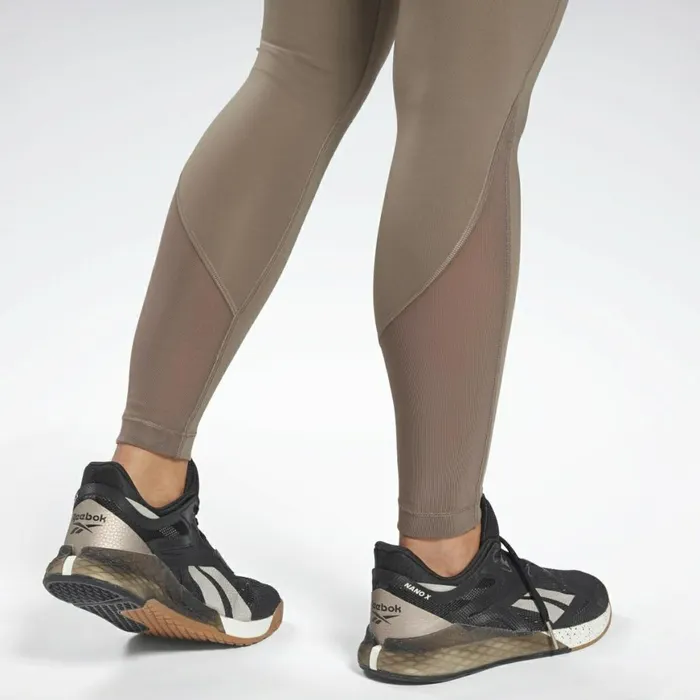 Leggings and Tights Womens Reebok Lux HighRise Perform Leggings Trek Grey
