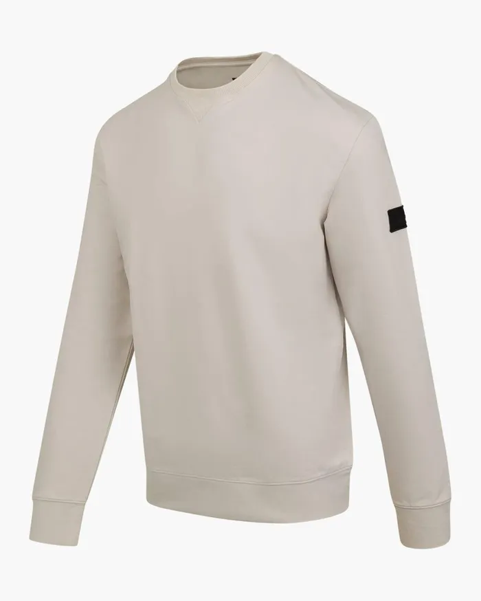 Men Cruyff Sweats and Hoodies Non Denim Crewneck Sand Men Cruyff Sweats and Hoodies Non Denim Crewneck Sand