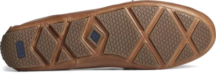 Men Davenport Deboss Leather 1Eye Driver Tan Sperry Boots