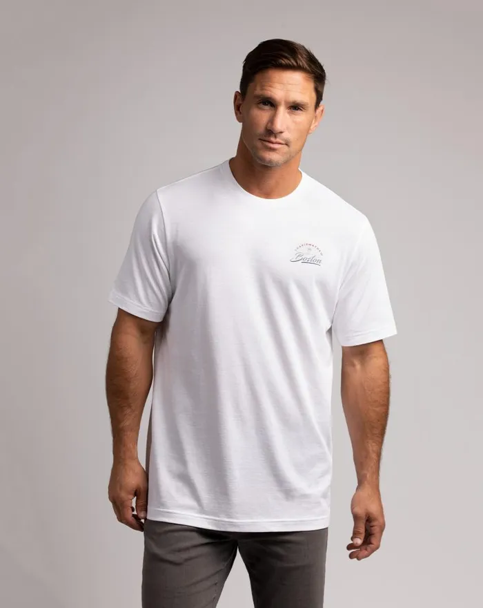 Men HARVARD SQUARE TEE White TravisMathew Tees