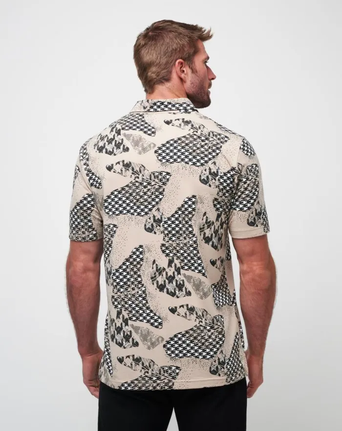 Men PAPER TIGER POLO Oxford Tan TravisMathew Polos