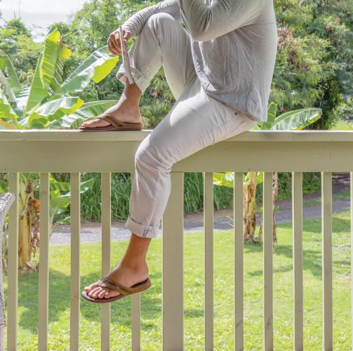 Men Reef Flip Flops Cushion Lux Toffee