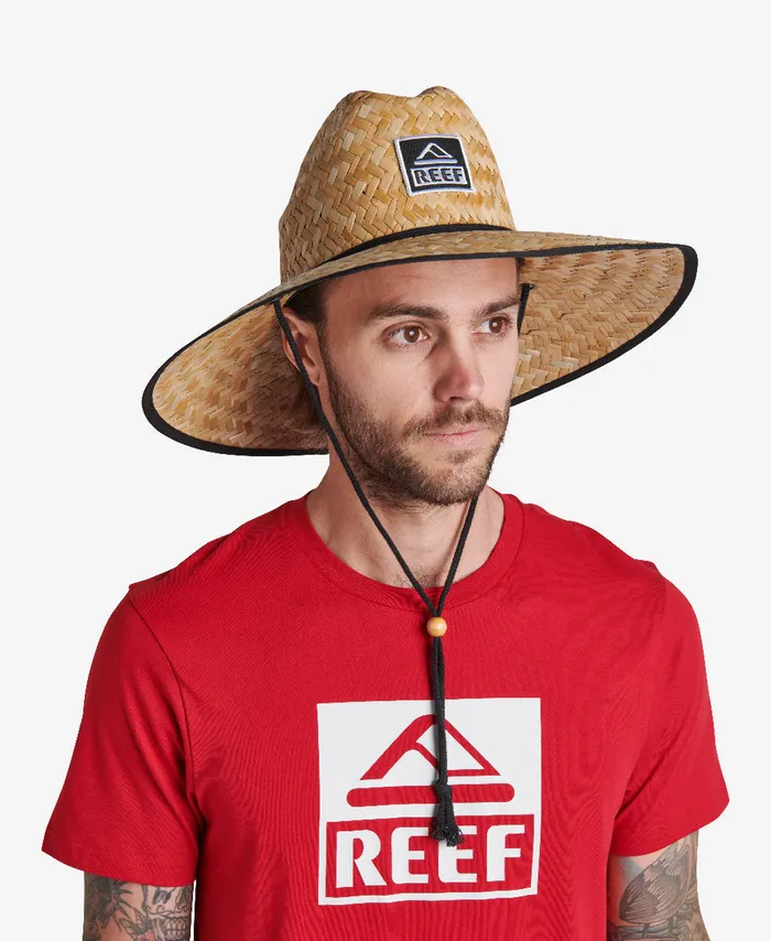 Men Reef Hats and Beanies Downpour Straw Hat Caviar