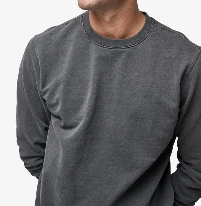Men Reef Outerwear Vivas Crewneck Pullover Pirate Blk
