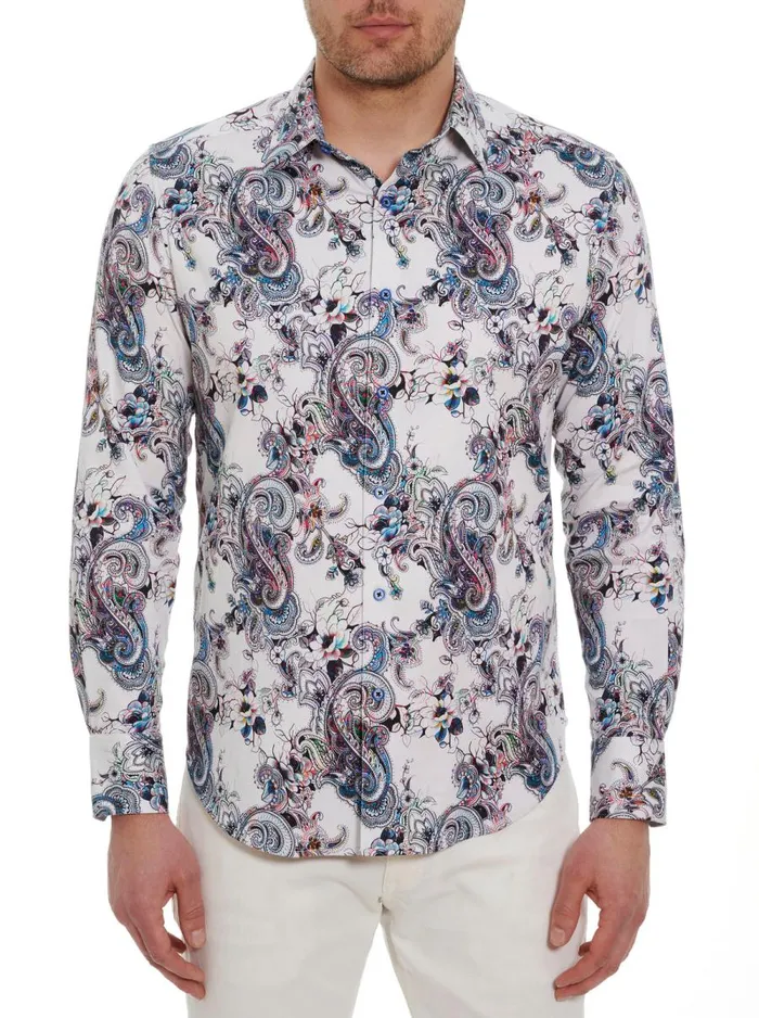 Men Robert Graham Button Down Shirts SATURN LONG SLEEVE BUTTON DOWN SHIRT MULTI