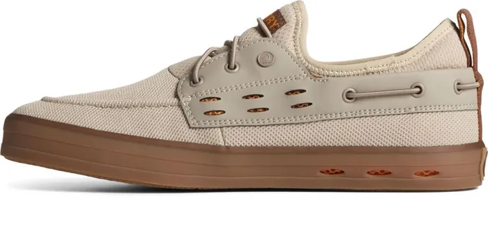 Men SeaCycled Fairlead Boat Sneaker Taupe Sperry Sneakers Men SeaCycled Fairlead Boat Sneaker Taupe Sperry Sneakers