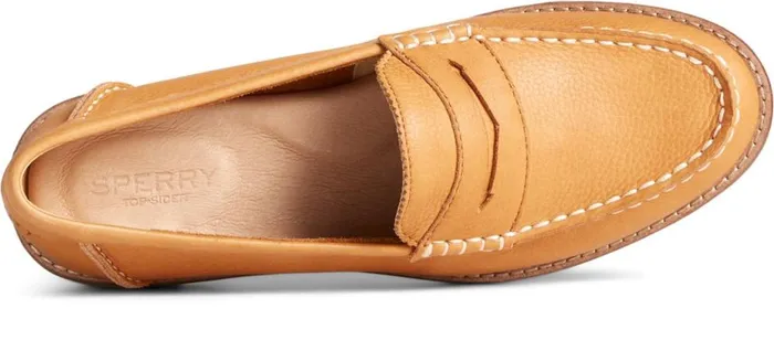 Men Seaport Penny Leather Loafer Tan Sperry Active Men Seaport Penny Leather Loafer Tan Sperry Active