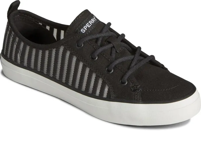 MenWomen Crest Vibe Mesh Sneaker Black Sperry Sneakers