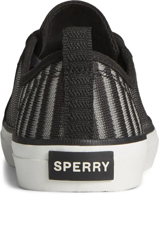 MenWomen Crest Vibe Mesh Sneaker Black Sperry Sneakers
