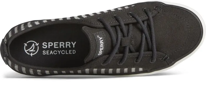 MenWomen Crest Vibe Mesh Sneaker Black Sperry Sneakers