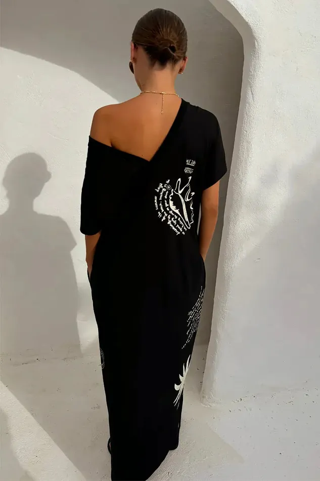 Never Fully Dressed Newness Black Palma T Shirt Dress 8211 Women