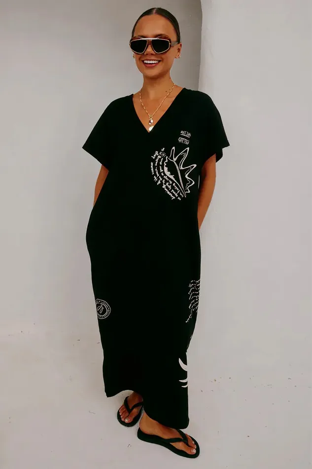 Never Fully Dressed Newness Black Palma T Shirt Dress 8211 Women