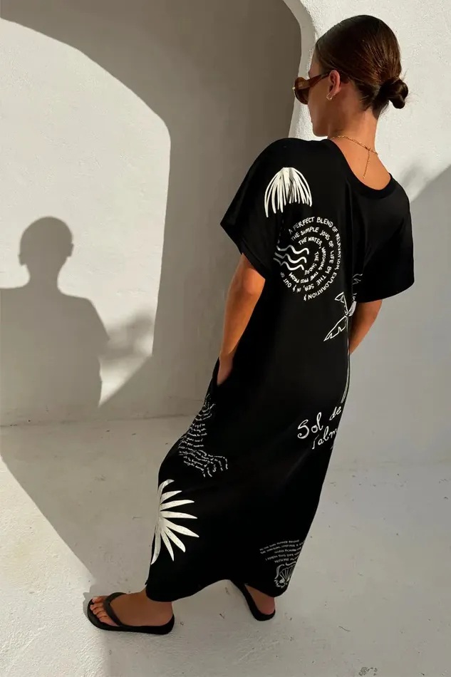 Never Fully Dressed Newness Black Palma T Shirt Dress 8211 Women