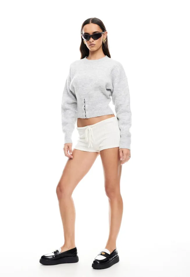 Outerwear Women Lioness Fashion DION KNIT Grey Outerwear Women Lioness Fashion DION KNIT Grey