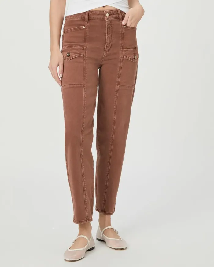 Pants Women PAIGE Alexis Cargo Barrel Leg Jean 8211 Vintage Brunette Pants Women PAIGE Alexis Cargo Barrel Leg Jean 8211 Vintage Brunette