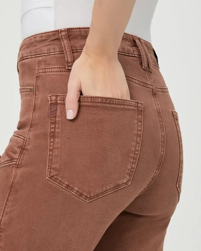 Pants Women PAIGE Alexis Cargo Barrel Leg Jean 8211 Vintage Brunette Pants Women PAIGE Alexis Cargo Barrel Leg Jean 8211 Vintage Brunette