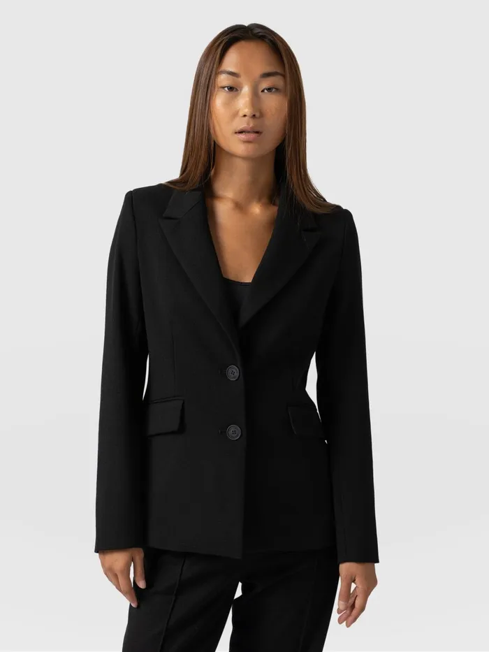 Payton Blazer 8211 Black Black Women Saint And Sofia Blazers