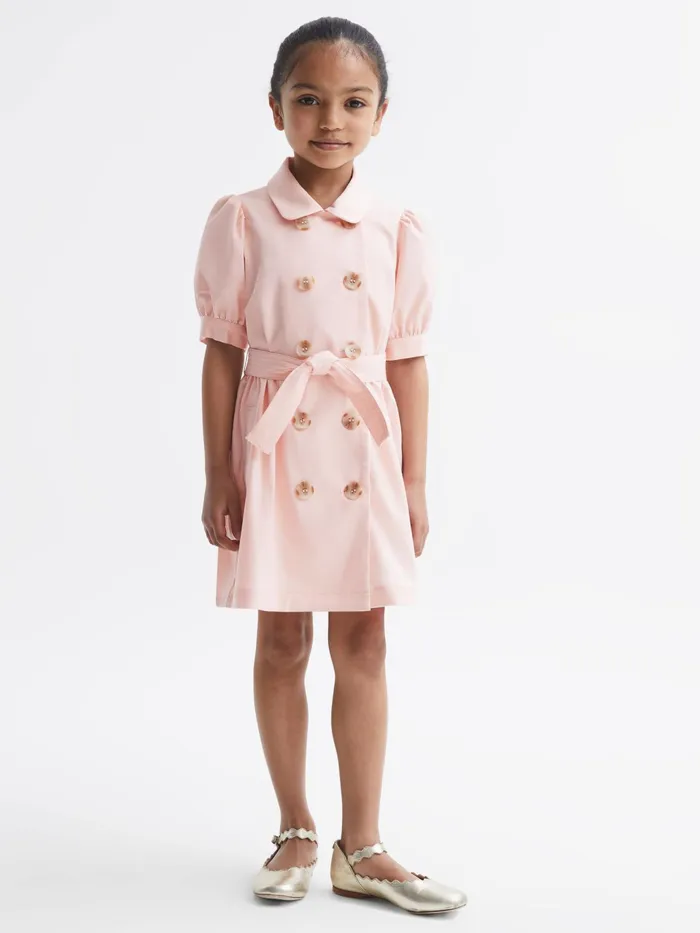 Reiss Dresses and Jumpsuits Naomi Puff Sleeve Belted Dress Pink 8211 Children Reiss Dresses and Jumpsuits Naomi Puff Sleeve Belted Dress Pink 8211 Children