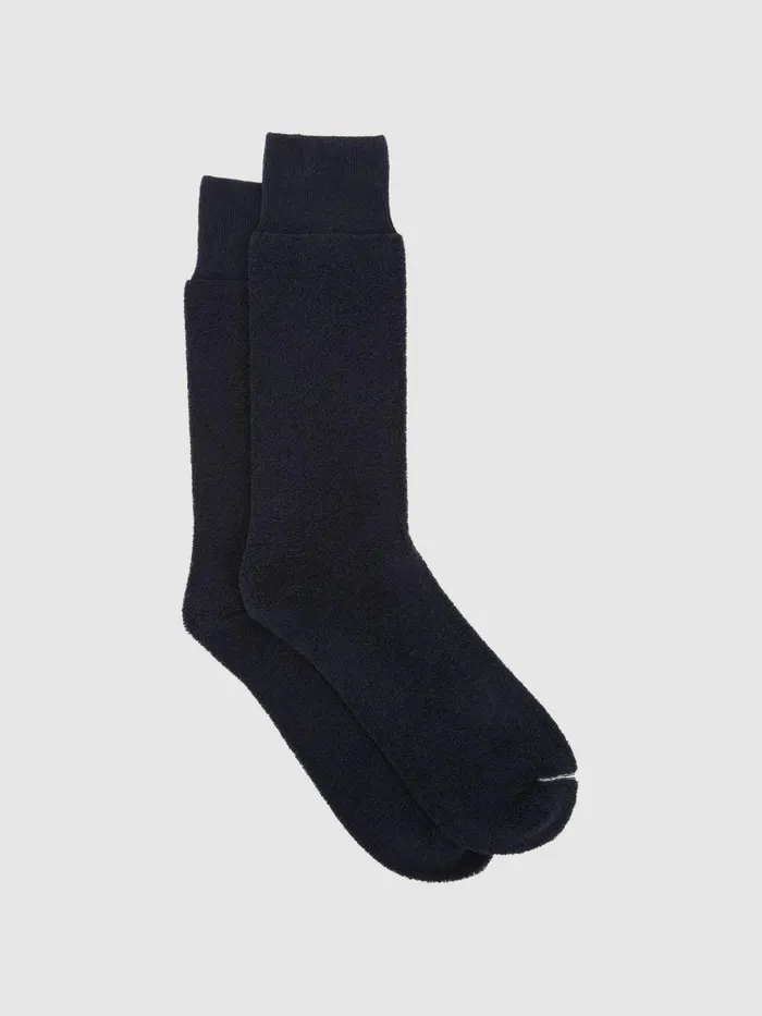Reiss Socks and Underwear Alers Cotton Blend Terry Towelling Socks Navy 8211 Men Reiss Socks and Underwear Alers Cotton Blend Terry Towelling Socks Navy 8211 Men