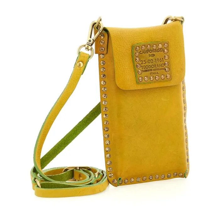 Shoulder Straps And Bags Accessories Women Campomaggi Ematite Yellow Shoulder Straps And Bags Accessories Women Campomaggi Ematite Yellow