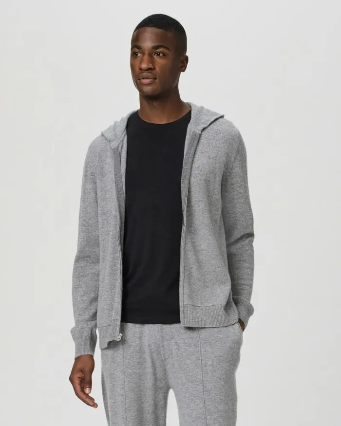 Sweaters and Sweatshirts Men PAIGE Swanson Full Zip Sweater 8211 Tesoro Cashmere