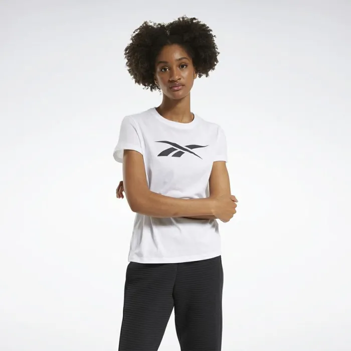 TShirts and Graphic Tees Womens Reebok Training Essentials Vector Graphic Tee White TShirts and Graphic Tees Womens Reebok Training Essentials Vector Graphic Tee White