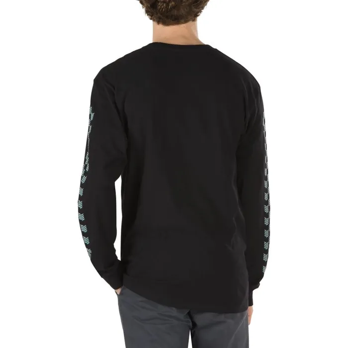 TShirts and Tanks Men Vans Mod Check Long Sleeve TShirt Black