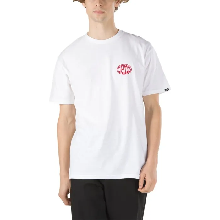 TShirts and Tanks Men Vans Wall Slide TShirt White