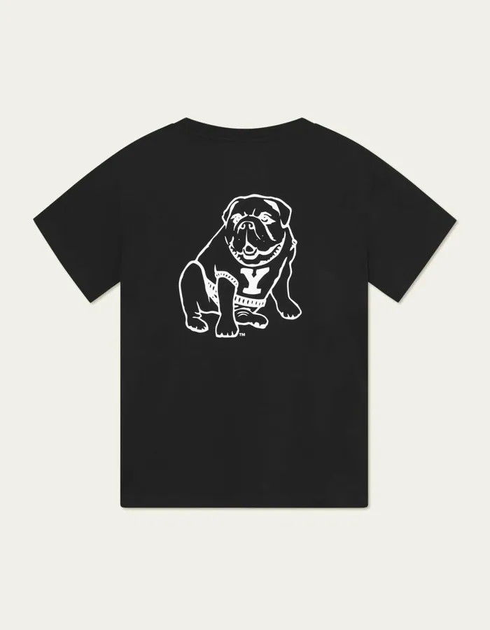 Tshirts Men Les Deux Yale Bulldog TShirt 8211 BlackBlack
