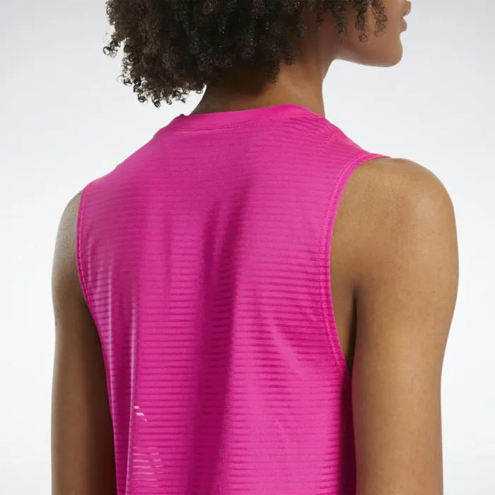Tank Tops Womens Reebok Workout Ready Mesh Tank Top Proud Pink