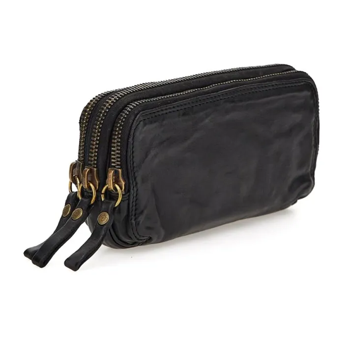 Wallets And Small Leather Accessories WomenMen Campomaggi Classic Black
