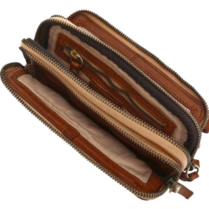 Wallets And Small Leather Accessories WomenMen Campomaggi Classic Cognac