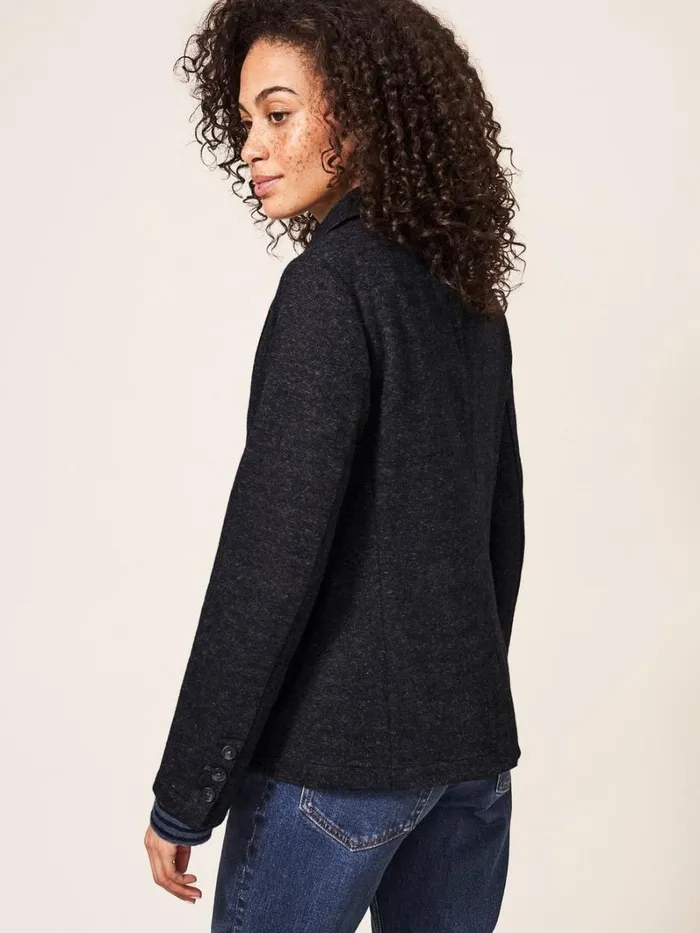 White Stuff COATS and JACKETS Olivia Wool Mix Blazer Grey Multi 8211 Women
