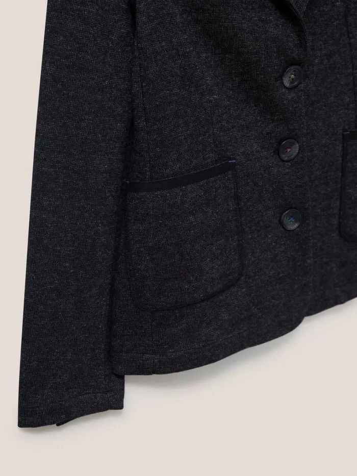 White Stuff COATS and JACKETS Olivia Wool Mix Blazer Grey Multi 8211 Women