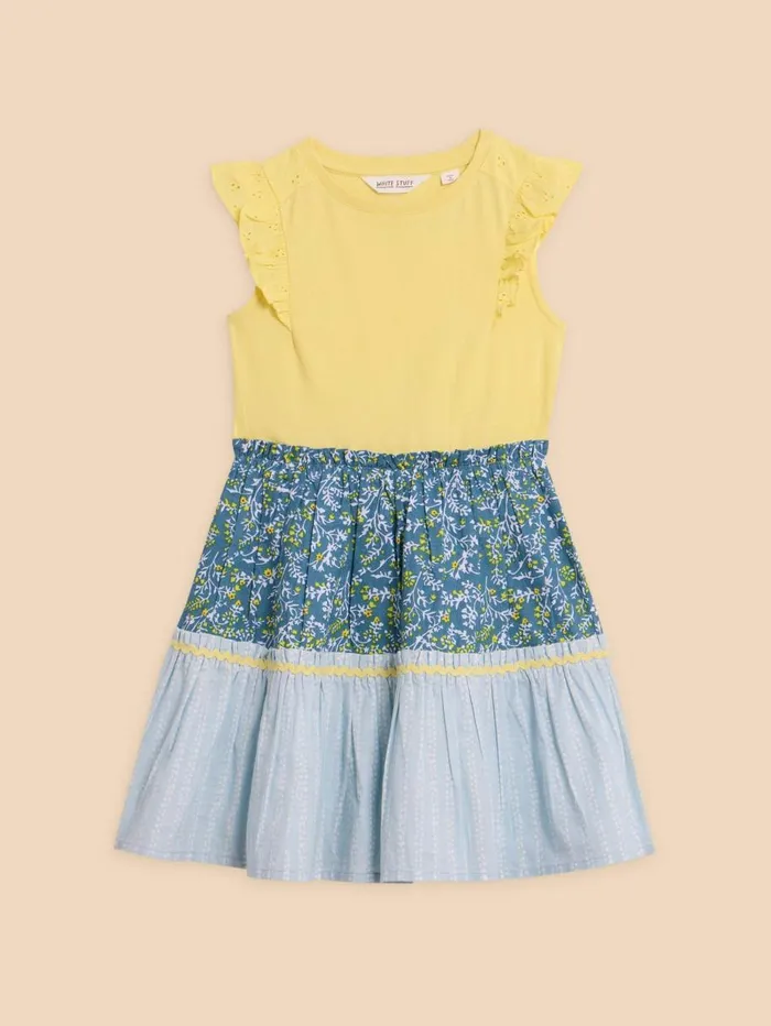 White Stuff DRESSES and SKIRTS Printed Tiered Frill Dress Yellow Multi 8211 Kids White Stuff DRESSES and SKIRTS Printed Tiered Frill Dress Yellow Multi 8211 Kids
