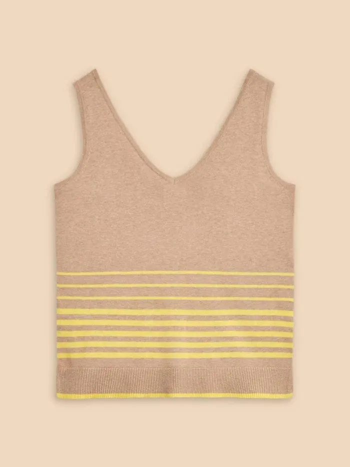 White Stuff KNITWEAR LILY VEST Natural Multi 8211 Women White Stuff KNITWEAR LILY VEST Natural Multi 8211 Women