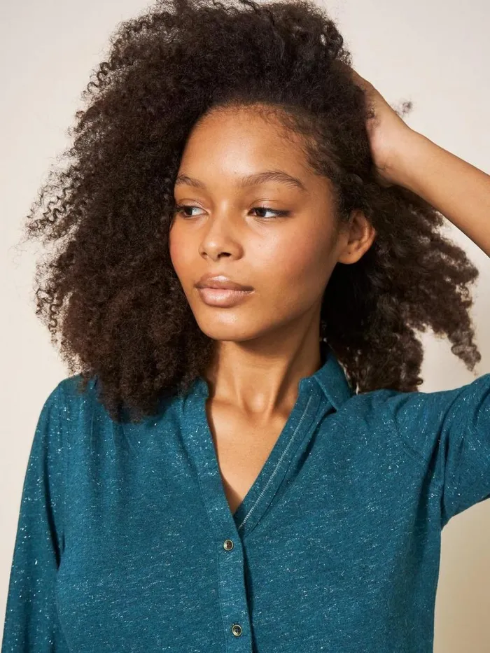 White Stuff SHIRTS and BLOUSES ANNIE SPARKLE SLIM FIT SHIRT Dk Teal 8211 Women White Stuff SHIRTS and BLOUSES ANNIE SPARKLE SLIM FIT SHIRT Dk Teal 8211 Women