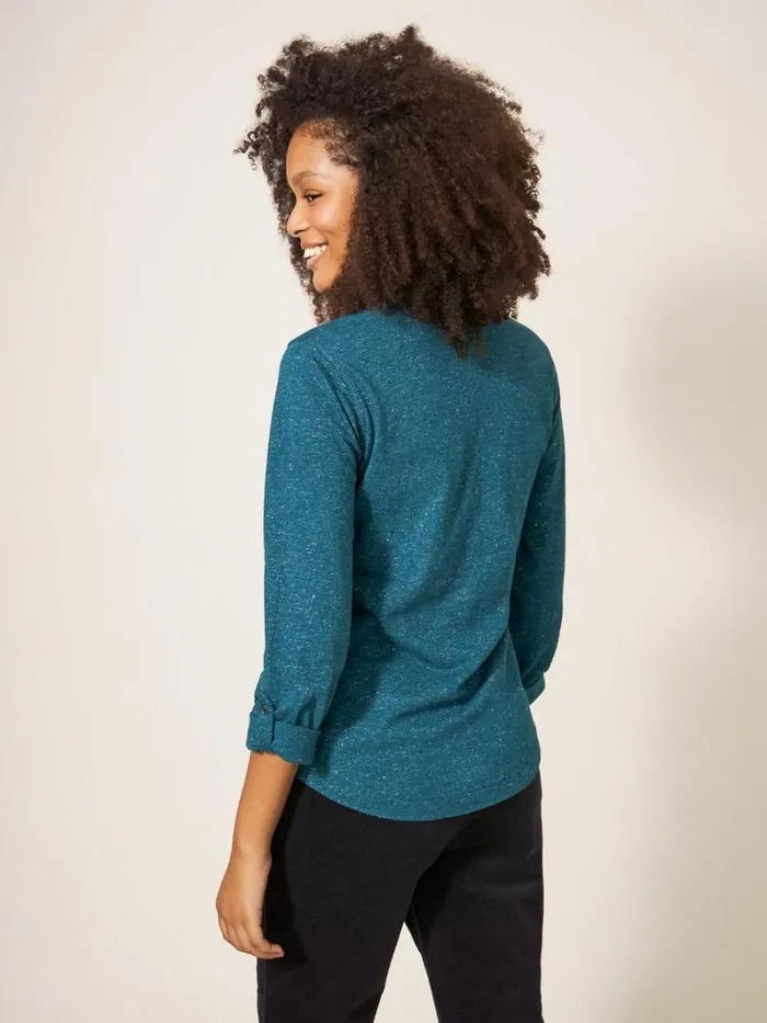 White Stuff SHIRTS and BLOUSES ANNIE SPARKLE SLIM FIT SHIRT Dk Teal 8211 Women White Stuff SHIRTS and BLOUSES ANNIE SPARKLE SLIM FIT SHIRT Dk Teal 8211 Women