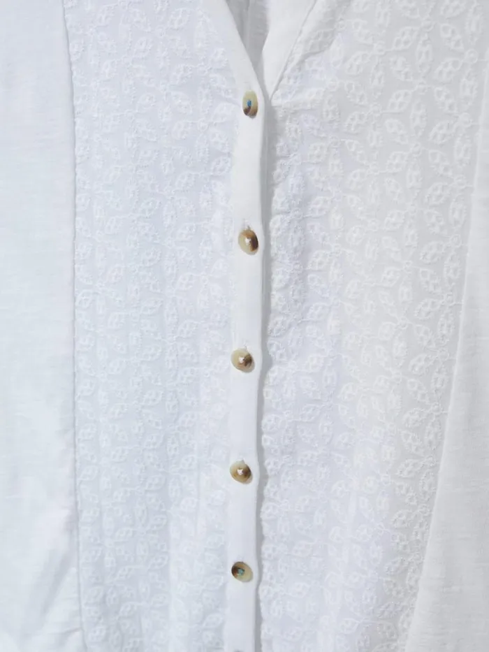 White Stuff SHIRTS and BLOUSES Flowing Grasses Sleeveless Jersey Shirt Brilliant White 8211 Women White Stuff SHIRTS and BLOUSES Flowing Grasses Sleeveless Jersey Shirt Brilliant White 8211 Women